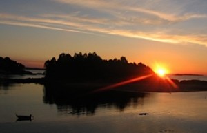 New England sunrise